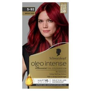 Schwarzkopf Oleo Intense Oil Colouration 5-92 Bright Red Permanent Hair Dye