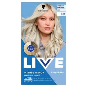 Schwarzkopf Absolute Platinum 00A Live Lightener Intense Bleach Hair Colour