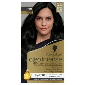 Schwarzkopf Oleo Intense Oil Colouration 1-10 Black Permanent Hair Dye