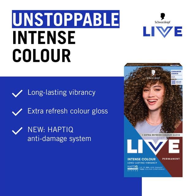 Schwarzkopf Live Intense Colour 850 Cinnamon Cookie Butter Permanent Hair Dye - gallery image 3