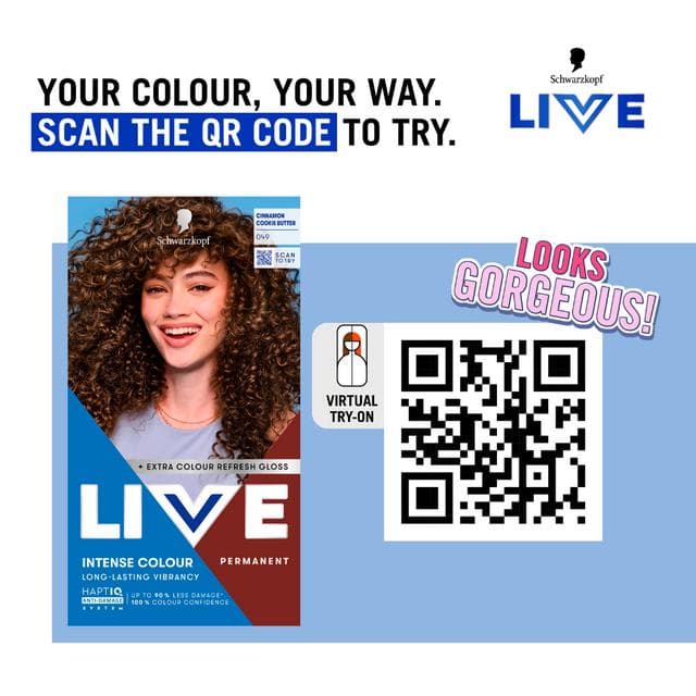 Schwarzkopf Live Intense Colour 850 Cinnamon Cookie Butter Permanent Hair Dye - gallery image 4