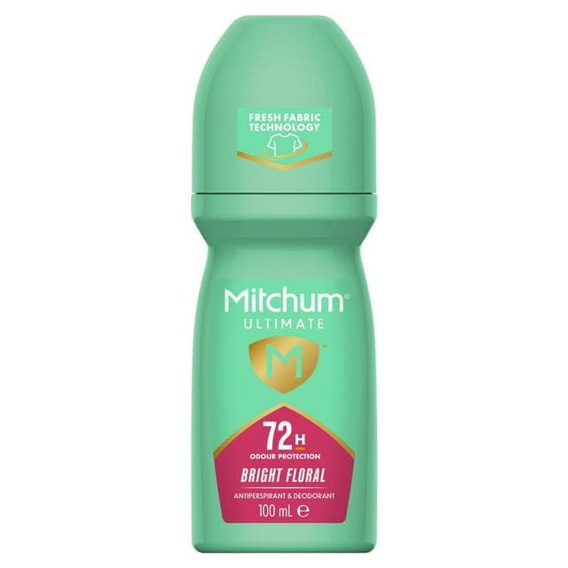 Mitchum 100ml Ultimate Bright Floral & Antiperspirant Roll on Deodorant - gallery image 1