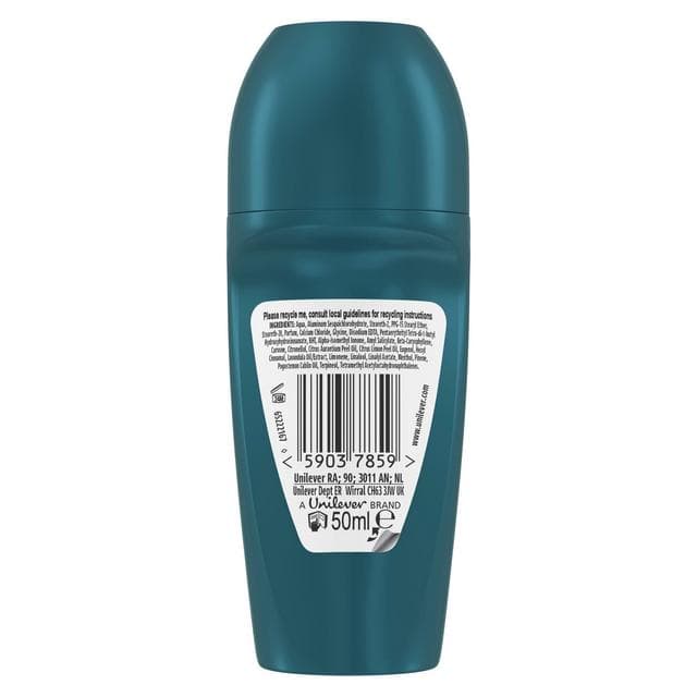 Sure Men 50ml Nonstop Protection Menthol & Blue Lavender Antiperspirant Deodorant Roll On - gallery image 6