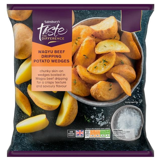 Sainsbury's 600g Wagyu Beef Dripping Potato Wedges, Taste the Difference - gallery image 1