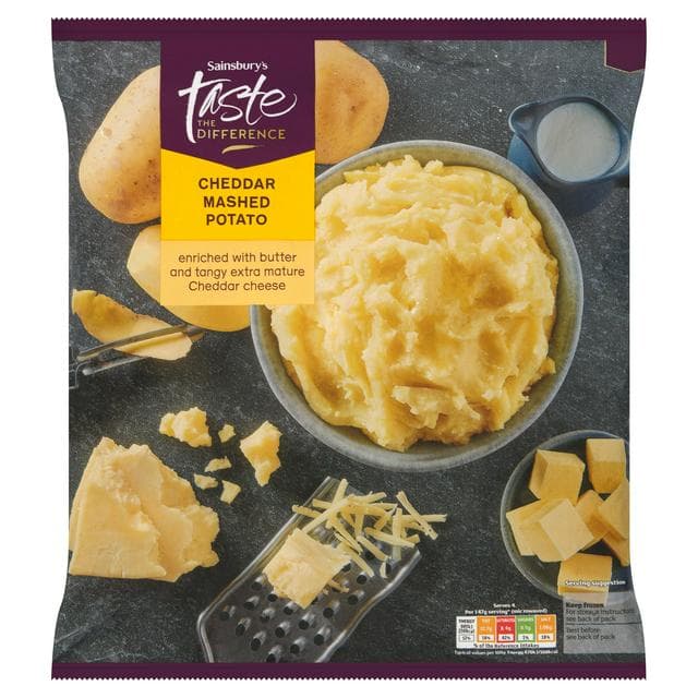 Sainsbury's 600g Cheddar Mashed Potato, Taste the Difference - gallery image 1