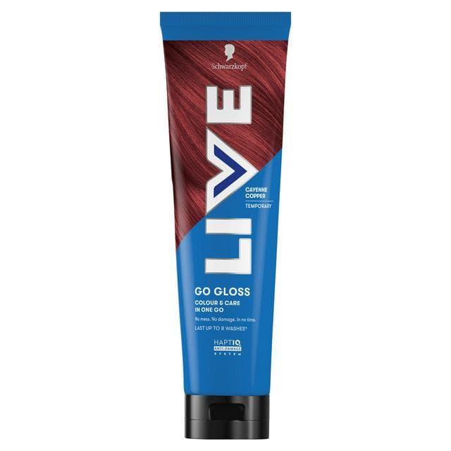Schwarzkopf Live Go Gloss 150ml Cayenne Copper Colour & Shine Hair Gloss - gallery image 1