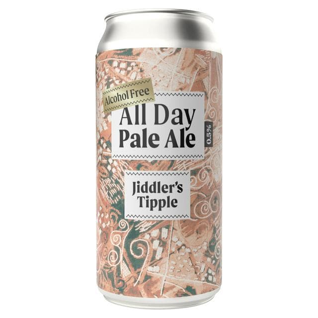 Jiddler's Tipple 440ml Alcohol Free All Day Pale Ale Beer - gallery image 1