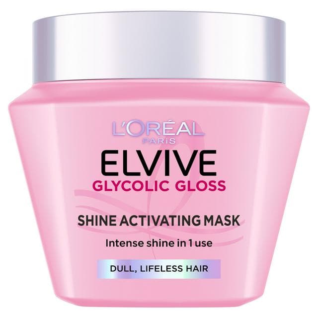 L'Oréal Paris Elvive Glycolic Gloss 300ml Shine Activating Hair Mask - gallery image 1