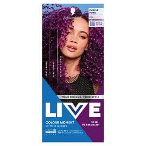 Schwarzkopf 094 Purple Punk Live Colour Moment Semi Permanent Hair Dye