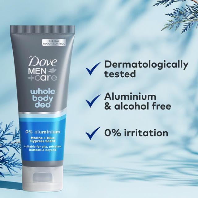 Dove Men+Care 75ml Marine & Blue Cypress Whole Body Deodorant Cream - gallery image 3