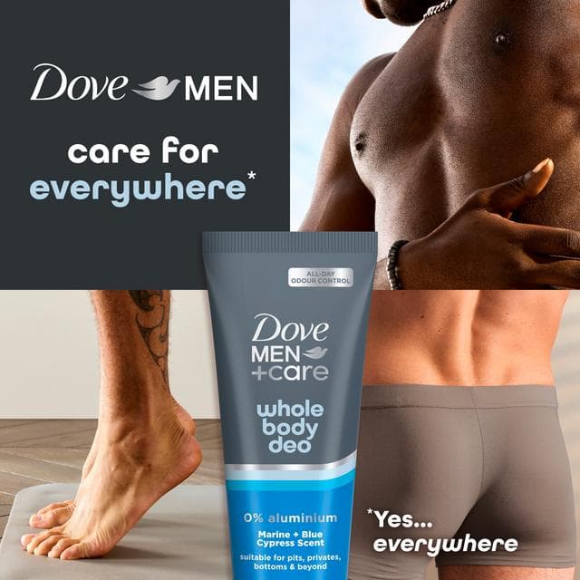 Dove Men+Care 75ml Marine & Blue Cypress Whole Body Deodorant Cream - gallery image 4