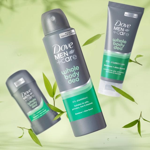 Dove Men+Care 50ml Bamboo & Aloe Whole Body Deodorant Stick - gallery image 5
