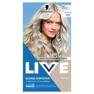 Schwarzkopf Live Blonde Perfector T1 Ice White Post Bleach Hair Toner