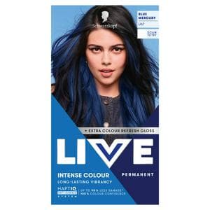 Schwarzkopf Live Intense Colour U67 Blue Mercury Permanent Hair Dye