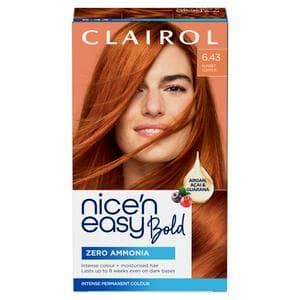 Clairol Nice'N Easy Bold 6.43 Sunset Copper Permanent Hair Dye