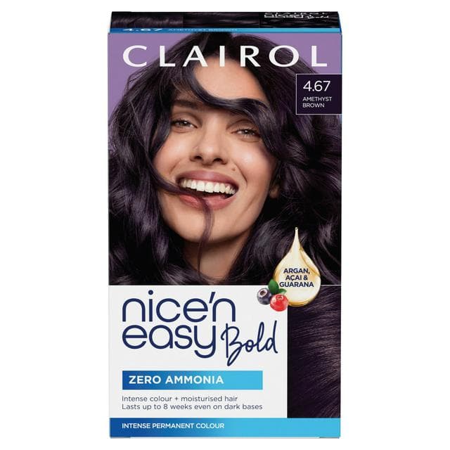 Clairol Nice'N Easy Bold 4.67 Amethyst Brown Permanent Hair Dye - gallery image 1