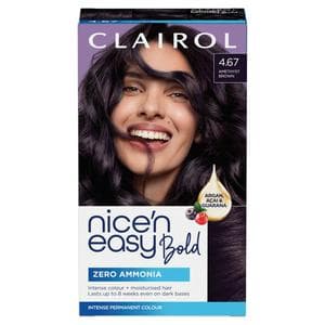 Clairol Nice'N Easy Bold 4.67 Amethyst Brown Permanent Hair Dye