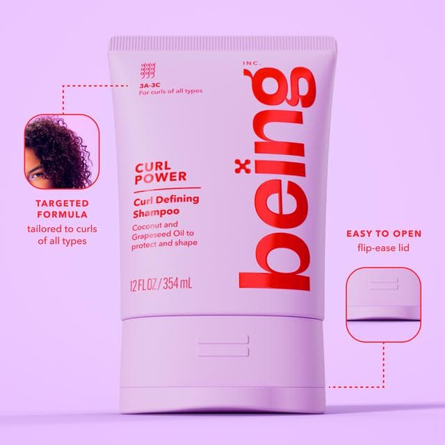 Being 354ml Power Curl Defining Shampoo - gallery image 5