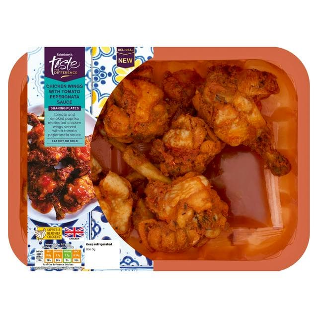 Sainsbury's 300g Chicken Wings with Peperonata, Taste the Difference - gallery image 1