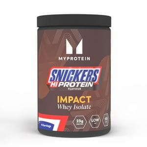 Myprotein 525g Snickers Hi Protein Flavour Impact Isolate Whey Protein