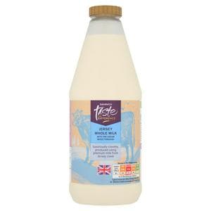 Sainsbury's 1L Jersey Smooth Milk, Taste the Difference