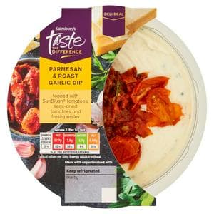 Sainsbury's 250g Parmesan & Roast Garlic Dip, Taste the Difference