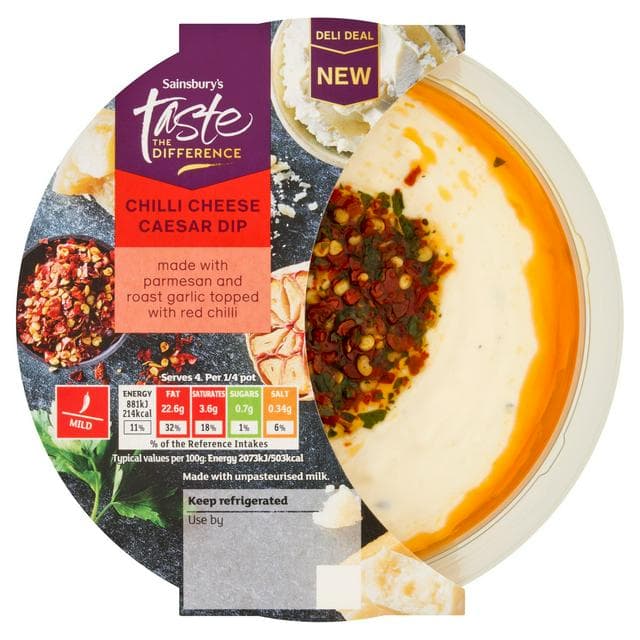 Sainsbury's 170g Chilli Cheese Caesar Dip, Taste the Difference - gallery image 1