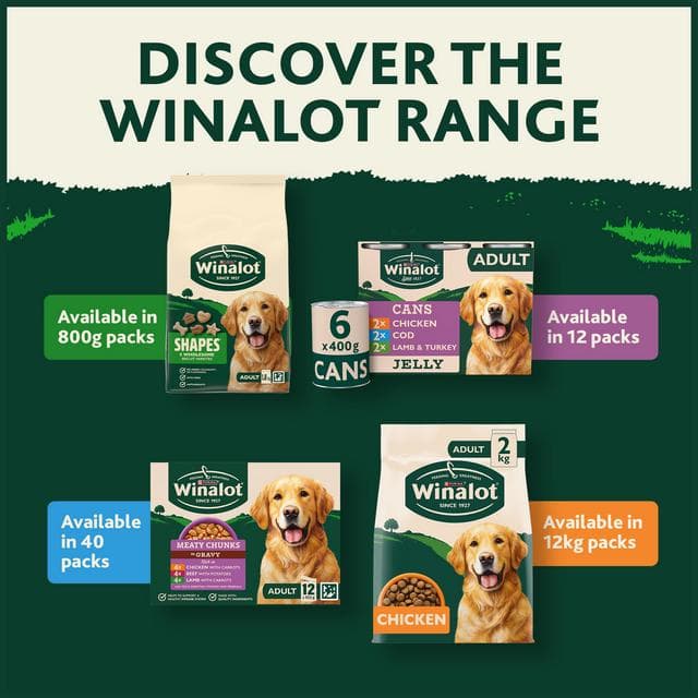 Winalot 12 x 85g Meaty Chunks Mixed in Jelly Wet Small Dog Food - gallery image 5