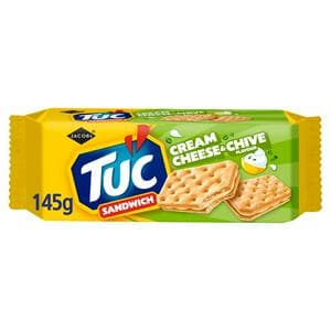 Jacob's Tuc Sandwich 145g Cream Cheese & Chive Flavour Cracker