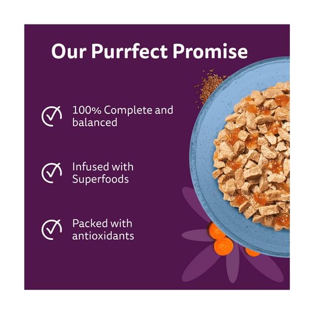 Whiskas Superfoods 6 x 50g 1+ Fish in Jelly Wet Cat Food Pouches - gallery image 2