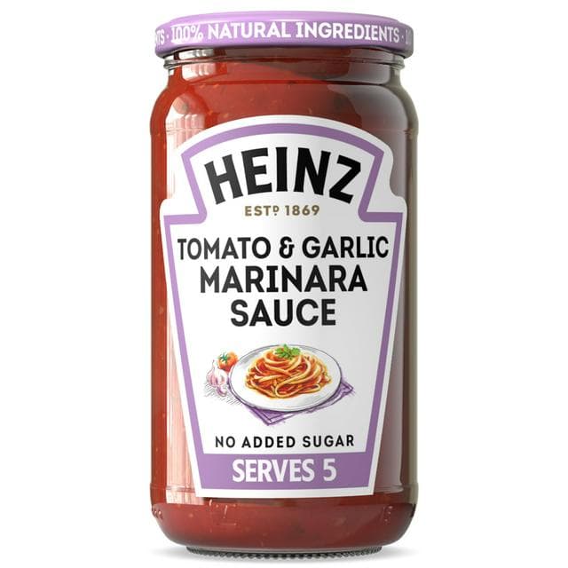 Heinz 490g Tomato & Garlic Marinara Pasta Sauce - gallery image 1