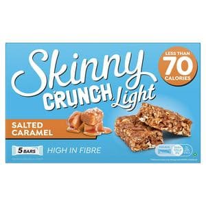 Skinny 5 x 19g Salted Caramel Crunch Light Cereal Bars