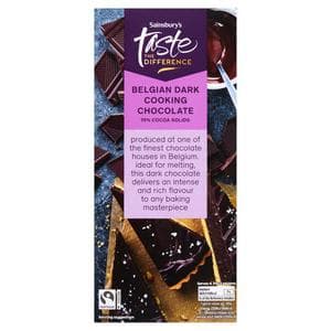 Sainsbury's Dark 70% Cooking Chocolate, Taste the Difference