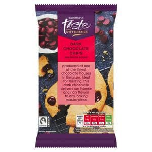 Sainsbury's 100g Dark Chocolate Chips