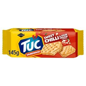 Jacob's Tuc Sandwich 145g Sweet Chilli & Sour Cream Flavour Cracker