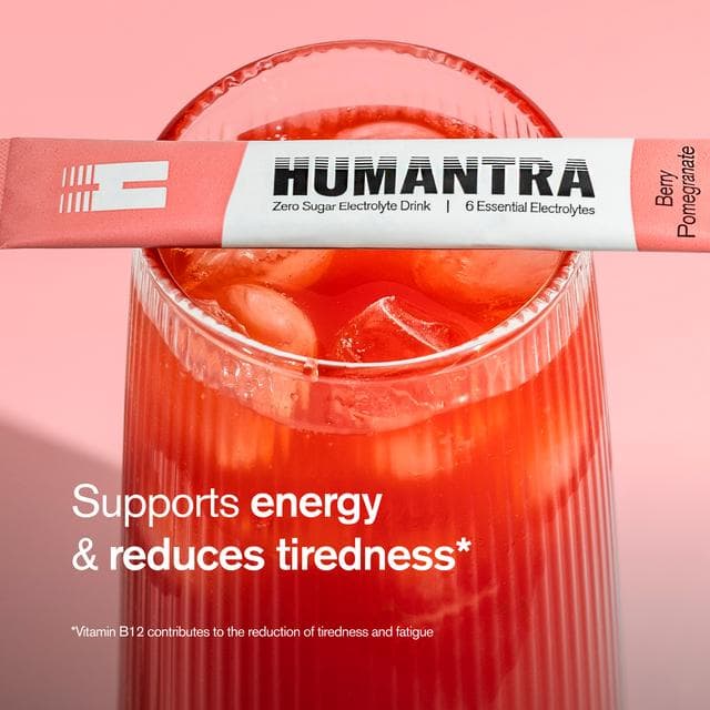 Humantra 3 x 3.6g Berry Pomegranate Zero Sugar Electrolyte Drink Sachets - gallery image 2