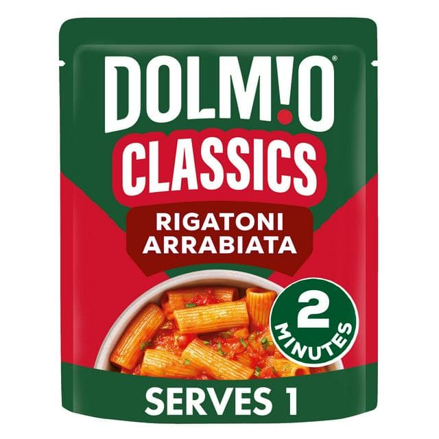 Dolmio 250g Classics Rigatoni Arrabiata Pasta Ready Meal - gallery image 1