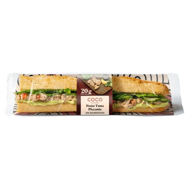 Coco di Mama Pesto Tuna Piccante on Sourdough Sandwich - gallery image 1