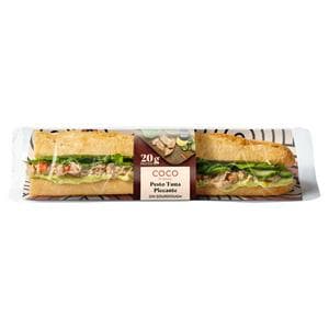 Coco di Mama Pesto Tuna Piccante on Sourdough Sandwich