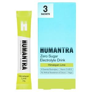 Humantra 3 x 3.6g Himalayan Lime Zero Sugar Electrolyte Drink Sachets