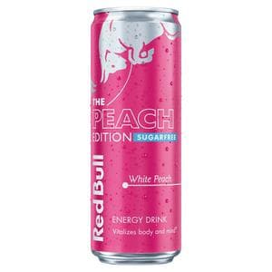 Red Bull Energy Drink Sugar Free, White Peach Edition 473ml