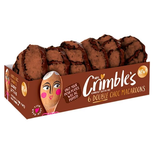 Mrs Crimble's 6 x Double Choc Macaroons 195g - gallery image 1