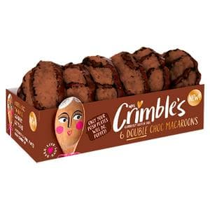 Mrs Crimble's 6 x Double Choc Macaroons 195g