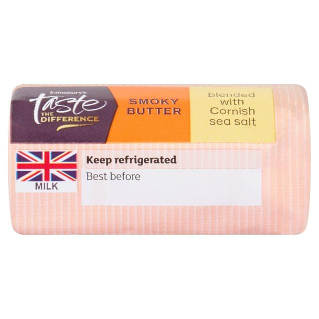 Sainsbury's 90g Smoky Butter, Taste the Difference - gallery image 1