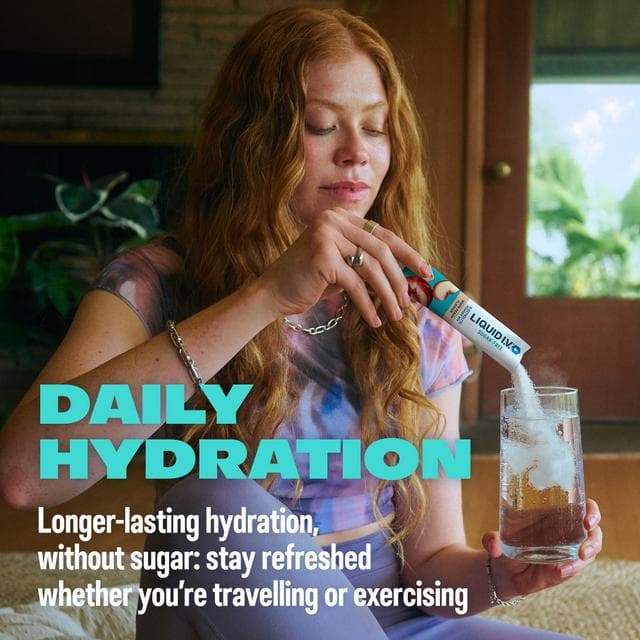 Liquid IV Sugar Free 6 x Sachets White Peach Daily Hydration Electrolyte Powder Mix - gallery image 3