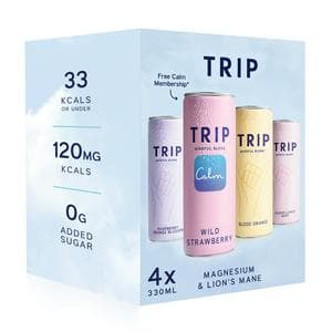 TRIP 4 x 330ml Mixed Pack Sparkling Drink