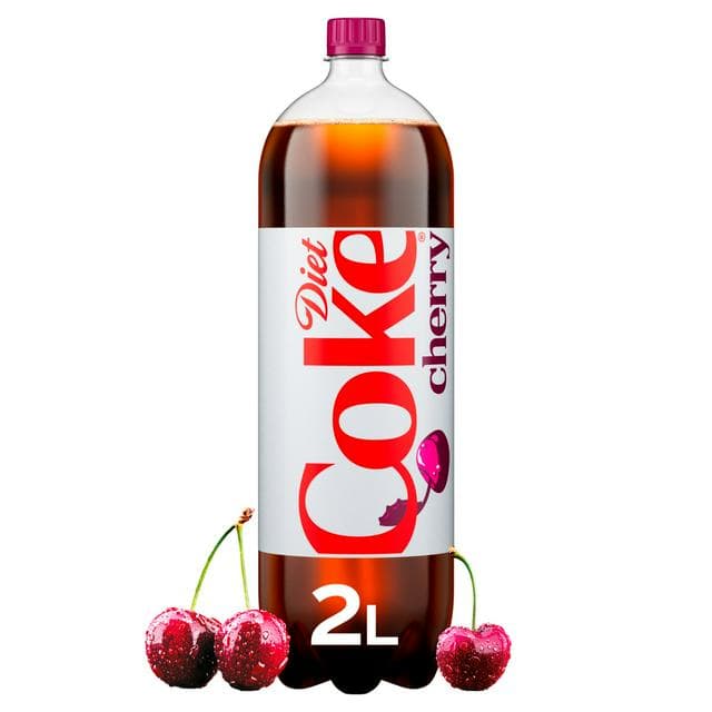 Diet Coke Cherry Cola 2L Bottle - gallery image 1