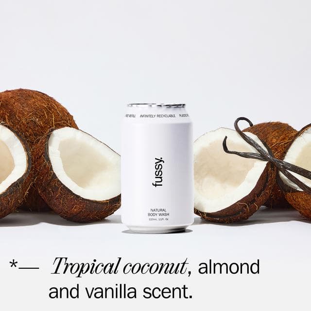 Fussy 320ml Coconut Milk Natural Body Wash Refill - gallery image 4