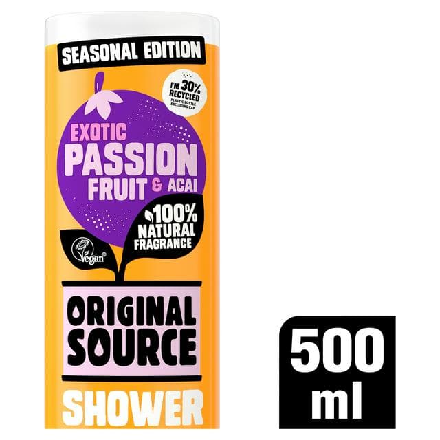 Original Source 500ml Passionfruit & Acai Shower Gel, Limited Edition - gallery image 1