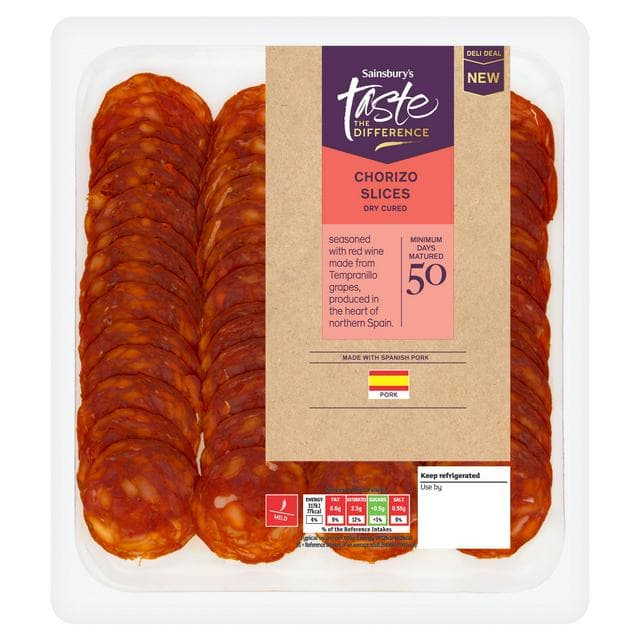 Sainsbury's 100g Ribera Del Duero Chorizo, Taste the Difference - gallery image 1